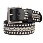 Studded Belt with Chevrons