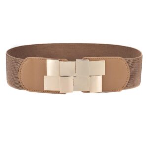 Ceinture large et élastique taille haute
