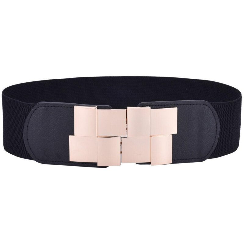Ceinture large et élastique taille haute