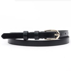 Ceinture fine en cuir pour femme
