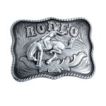 Western Rodeo Denver Model Cowboy Belt Buckle