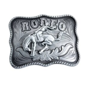 Western Rodeo Denver Model Cowboy Belt Buckle