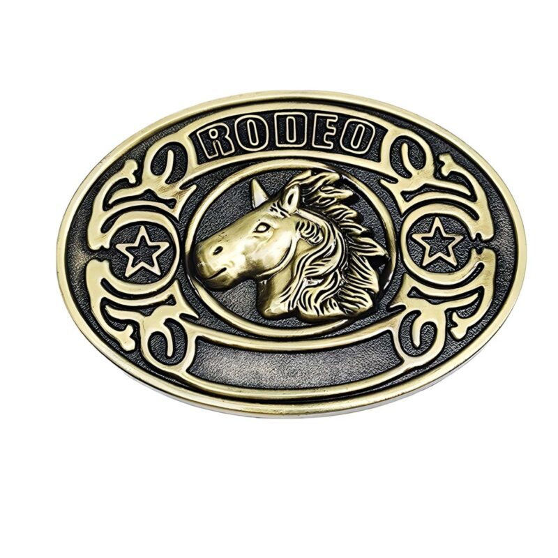 Western Rodeo Spirit Cowboy Belt Buckle