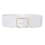 Ceinture large et élastique taille haute