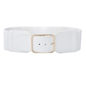 Ceinture large et élastique taille haute