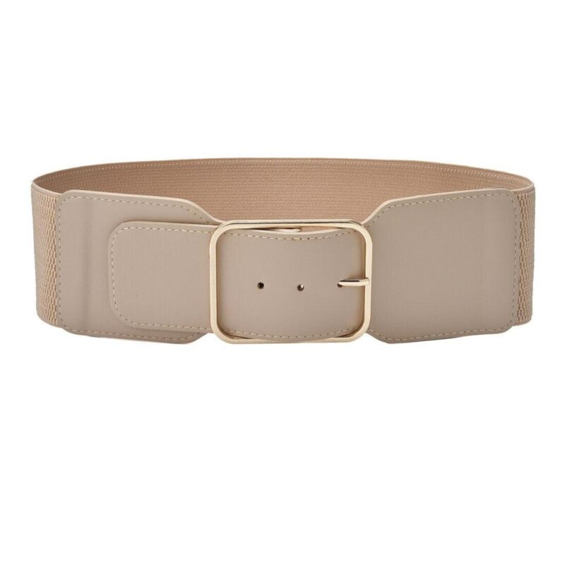 Ceinture large et élastique taille haute