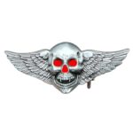 Winged Skull Belt Buckle