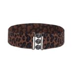 Women's Leopard Print Elastic Belt