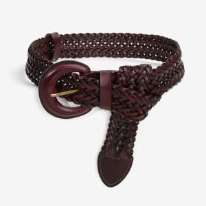 Woven Leather Belt