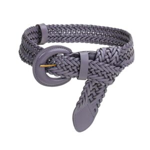 Ceinture en cuir tressée