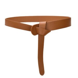 Ceinture à nouer en cuir souple