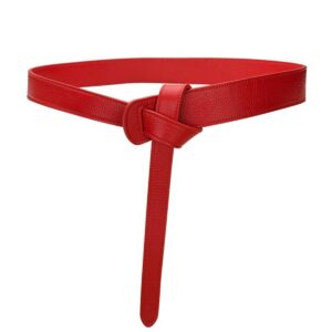 Ceinture à nouer en cuir souple