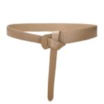 Ceinture à nouer en cuir souple