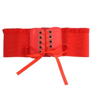 Ceinture corset à lacets avec œillets