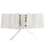 Ceinture corset à lacets avec œillets