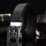 Ceinture de costume en cuir pour homme
