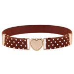 Ceinture élastique à attache rapide en forme de coeur