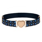 Ceinture élastique à attache rapide en forme de coeur