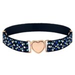 Ceinture élastique à attache rapide en forme de coeur