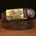 Ceinture Esprit Animal à motif Aigle et vagues