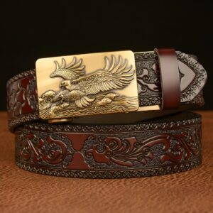 Ceinture Esprit Animal à motif Aigle et vagues