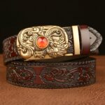 Ceinture Esprit Animal ornée d'une pierre à motif Dragon