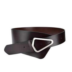 Ceinture Extra Large XXL asymétrique à boucle triangulaire